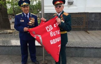В честь 9 Мая в Одессе подняли Знамя Победы