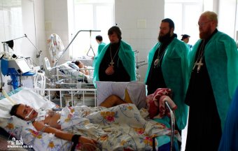 Епископ Диодор посетил 11 городскую клиническую больницу
