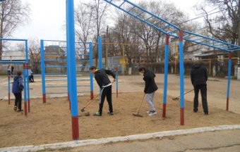 550 спортплощадок обустроено в Одессе в течение апреля