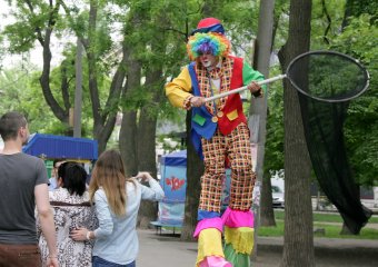 Сегодня состоялось торжественное открытие спорткомплекса в Старобазарном сквере (фото)