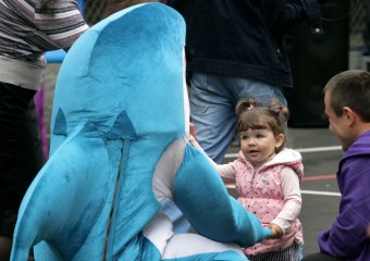 Сегодня состоялось торжественное открытие спорткомплекса в Старобазарном сквере (фото)
