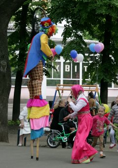 Сегодня состоялось торжественное открытие спорткомплекса в Старобазарном сквере (фото)