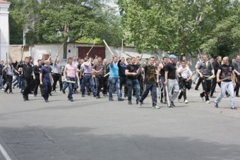 В Одессе Нацгвардия училась, как правильно разгонять демонстрантов (фото)