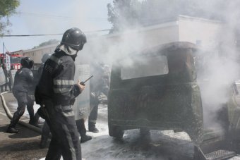В Одессе Нацгвардия училась, как правильно разгонять демонстрантов (фото)
