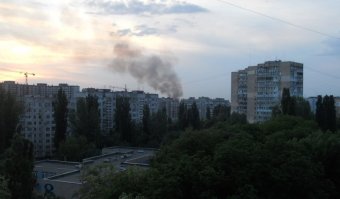 Масштабное ЧП в Одессе: Пожар у здания Одесского погранотряда