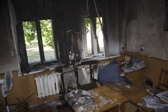 В Измаиле неизвестные подожгли офис газеты «Собеседник Измаила» (фото)