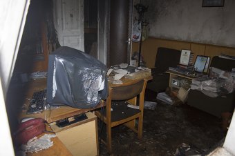 В Измаиле неизвестные подожгли офис газеты «Собеседник Измаила» (фото)