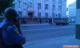 В Житомире захвачены в заложники главари Правого сектора (видео)