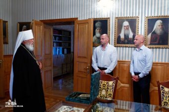 Состоялась встреча митрополита Агафангела с мэром Одессы Геннадием Трухановым (фото)
