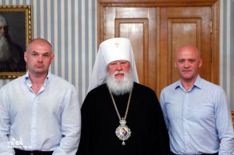 Состоялась встреча митрополита Агафангела с мэром Одессы Геннадием Трухановым (фото)