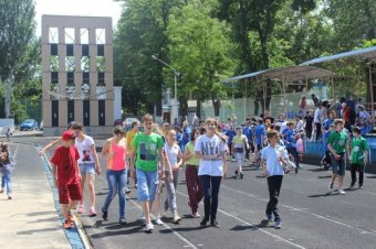 В Приморском районе Одессы прошли соревнования «Веселые старты»