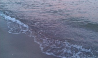 Одесское побережье перед грозой (фото)