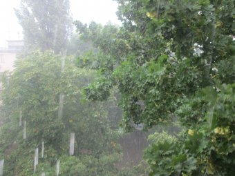 Большая вода в Одессе (фото)