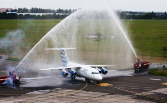 Международный аэропорт Одесса принял первый рейс из Салоник (фото)