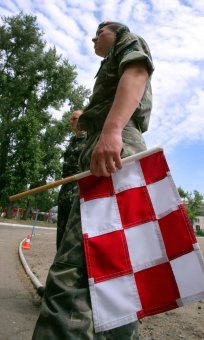 В Одессе состязаются призывники