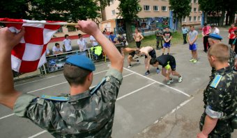 В Одессе состязаются призывники