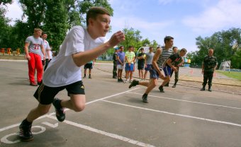 В Одессе состязаются призывники