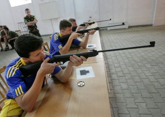 В Одессе состязаются призывники