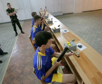 В Одессе состязаются призывники