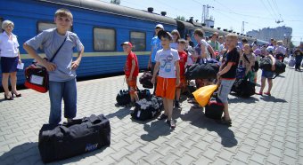 6 июня в Одессу прибыли дети Луганска (фото)