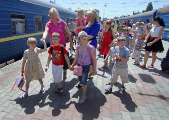 6 июня в Одессу прибыли дети Луганска (фото)
