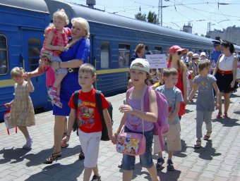 6 июня в Одессу прибыли дети Луганска (фото)