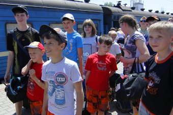 6 июня в Одессу прибыли дети Луганска (фото)