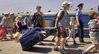 6 июня в Одессу прибыли дети Луганска (фото)