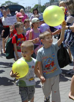 6 июня в Одессу прибыли дети Луганска (фото)