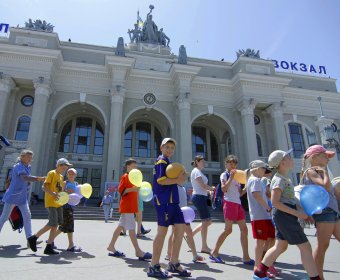 6 июня в Одессу прибыли дети Луганска (фото)