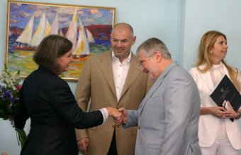 Нуланд встретилась с губернатором и мэром (фото)