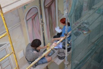 Открытие самой большой фрески в Украине переносится на середину июля (фото, видео)