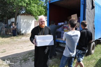 Одесская епархия помогает детям-беженцам Луганска и Донецка