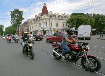 В Одессе проходит традиционный слет байкеров (фото)