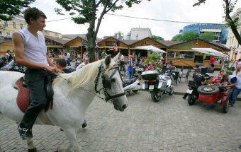 В Одессе проходит традиционный слет байкеров (фото)