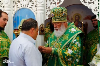 Митрополит Агафангел совершил освящение временного храма