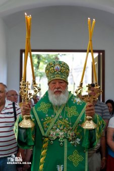 Митрополит Агафангел совершил освящение временного храма