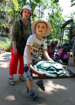 В Одессе восстановили уникальную детскую площадку