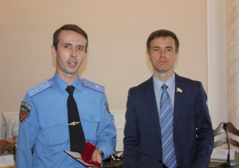 В Одессе наградили лучших участковых инспекторов (фото, видео)