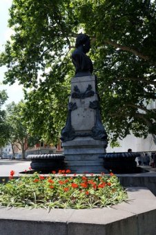 Улицы Одессы украсили более тысячи подвесных чаш с цветами