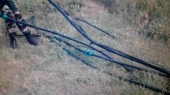 На Кучурганском лимане пограничники выловили 2 километровый трубопровод и 400 литров спирта (фото)