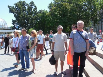 На Приморском бульваре стартовал фестиваль фестивалей «Хочу в Одессу» (фото)