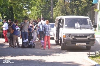 Волонтеры Одесской епархии помогают беженцам