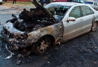 В Одессе сгорел очередной автомобиль 
