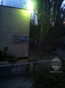 В Одессе взорвали военкомат (фото)
