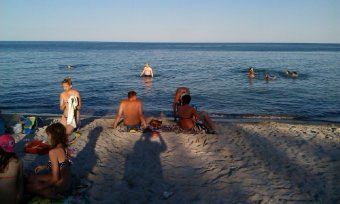 Одесса. 13-я Большого Фонтана. Вечер (фото)