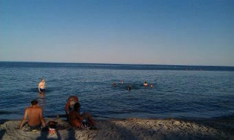 Одесса. 13-я Большого Фонтана. Вечер (фото)