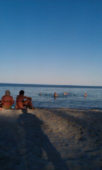 Одесса. 13-я Большого Фонтана. Вечер (фото)