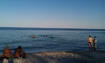 Одесса. 13-я Большого Фонтана. Вечер (фото)
