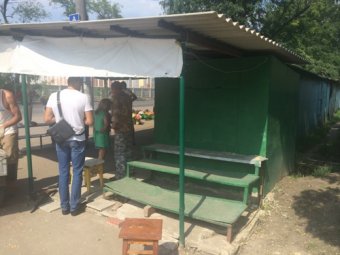 В городе продолжается демонтаж незаконно установленных торговых объектов
